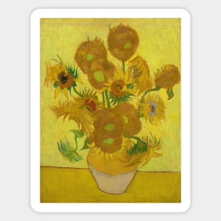 Sunflowers, - Vincent Van Gogh Sticker